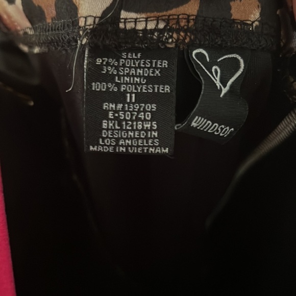 Windsor Strapless Leopard Dress - Picture 5 of 5